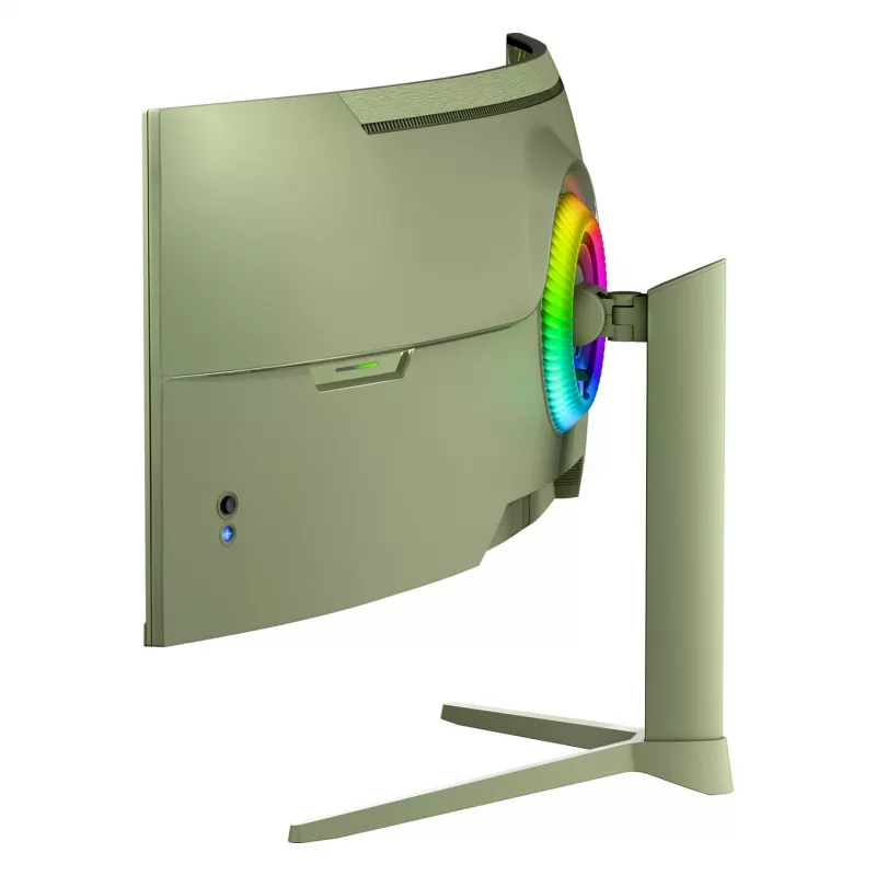 Izliekts datora monitors Arozzi Nova 49 collas (124.5 cm) Dual QHD 5120×1440 LED VA, 4 ms, Zaļš