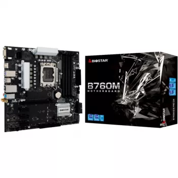 Mātesplate Biostar B760MX2-E Pro D4 - B760 - Socket 1700 - Micro ATX