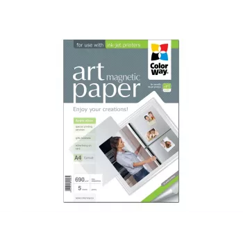 Magnetiskā fotopapīra lapa ColorWay PGA690005MA4 A4 690 g/m²