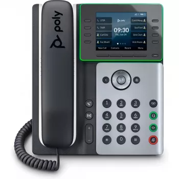 HP Poly Edge E320 IP telefons ar PoE atbalstu, IPS displejs, 320x240 pikseļi