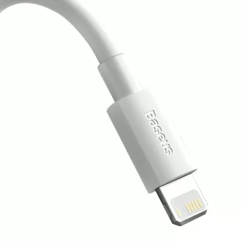 Baseus TZCALZJ-02 mobilā telefona kabelis Balts 1.5 m USB A Lightning