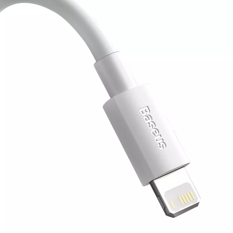 Baseus TZCALZJ-02 mobilā telefona kabelis Balts 1.5 m USB A Lightning
