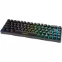 Deltaco GAM-100-DE - 65% mehāniskā tastatūra - USB + Bluetooth - QWERTZ - RGB - Melna