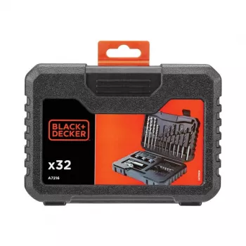 BLACK & DECKER 32 gabalu urbšanas un skrūvēšanas komplekts A7216-XJ