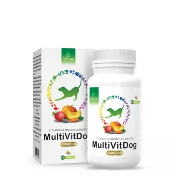 POKUSA MultiVit Dog Complex - uztura bagātinātājs suņiem - 120 gab.