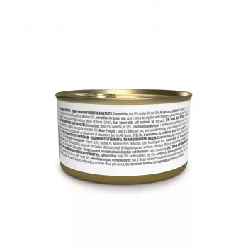 Slapjā kaķu barība Agras Pet Foods SCHESIR Oceanic Adult Tuncis 70 g paciņa, 12.5% olbaltumvielas, 85% mitrums