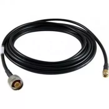 Koaksiālais kabelis ALLNET ANT-CAB-RSMA-N-500 R-SMA N-tips 5 m Melns