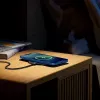 Baseus CCED000001 bezvadu lādētājs austiņām un viedtālruņiem, melns, USB, iekštelpām