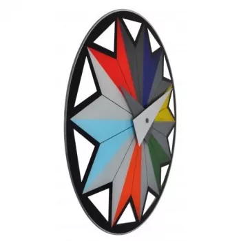 NeXtime pulkstenis 8163 Circus, Ø43 cm, sienas, Melns/Daudzkrāsains
