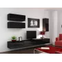 Cama TV statīvs VIGO 140 30/140/40 melns/melns glancēts