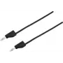 VOLTCRAFT MSB-300 mērīšanas vads [4 mm spraudnis - 4 mm spraudnis] 1 m melns (MSB-300-1-SW)