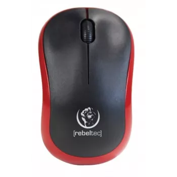 Bezvadu optiskā pele Rebeltec METEOR sarkana RBLMYS00049 USB