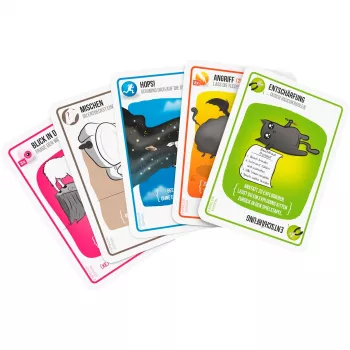 Exploding Kittens - 2 spēlētājiem, kāršu spēle