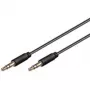 Wentronic Goobay 3,5 mm jack savienojuma kabelis, 0,5 m - 3,5 mm ligzda (3 kontaktu, stereo) > 3,5 mm ligzda (3 kontaktu, stereo) (69116)