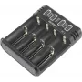 VOLTCRAFT BC4 universāls bateriju lādētājs LiIon, NiMH Mignon (AA), Micro (AAA), Baby (C), Sub-C, 10440, 16340, CR-123A, 17335, 17500, 17670, 18490, 18650, 21700 (VC-14263380)