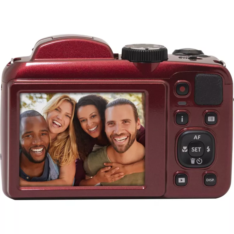 Kodak PIXPRO AZ255 1/2.3 Kompaktkamera 16,35 MP BSI CMOS 4608 x 3456 pikseļi Sarkanā (AZ255RD)