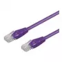 Tīkla kabelis Goobay 1,5m 2xRJ-45 Violeta Cat5