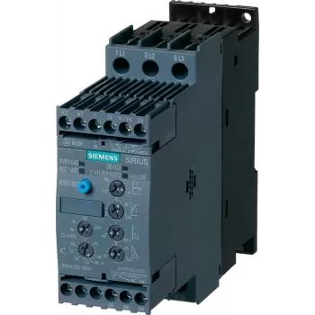 Siemens mīkstais starters 3RW4027-1BB14, 32 A, 15 kW pie 400 V, 7.5 kW pie 230 V