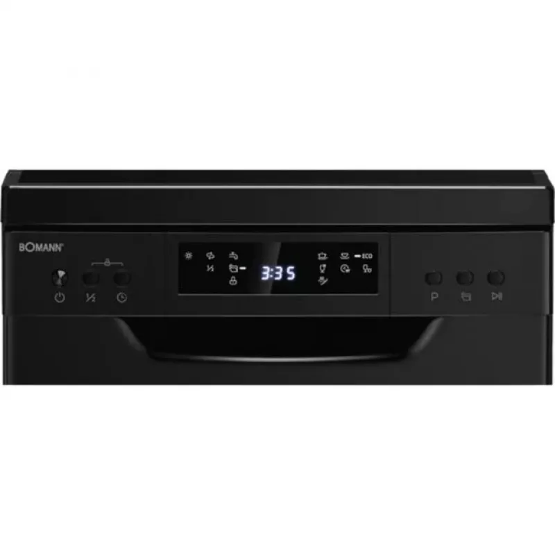 Šaurā trauku mazgājamā mašīna BOMANN GSP 7418 — 45 cm, 10 komplekti, 47 dB, 7 programmas, D klase