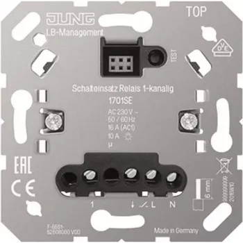 Slēdzis Jung 1701SE, plastmasas korpuss, 230 V, 50–60 Hz
