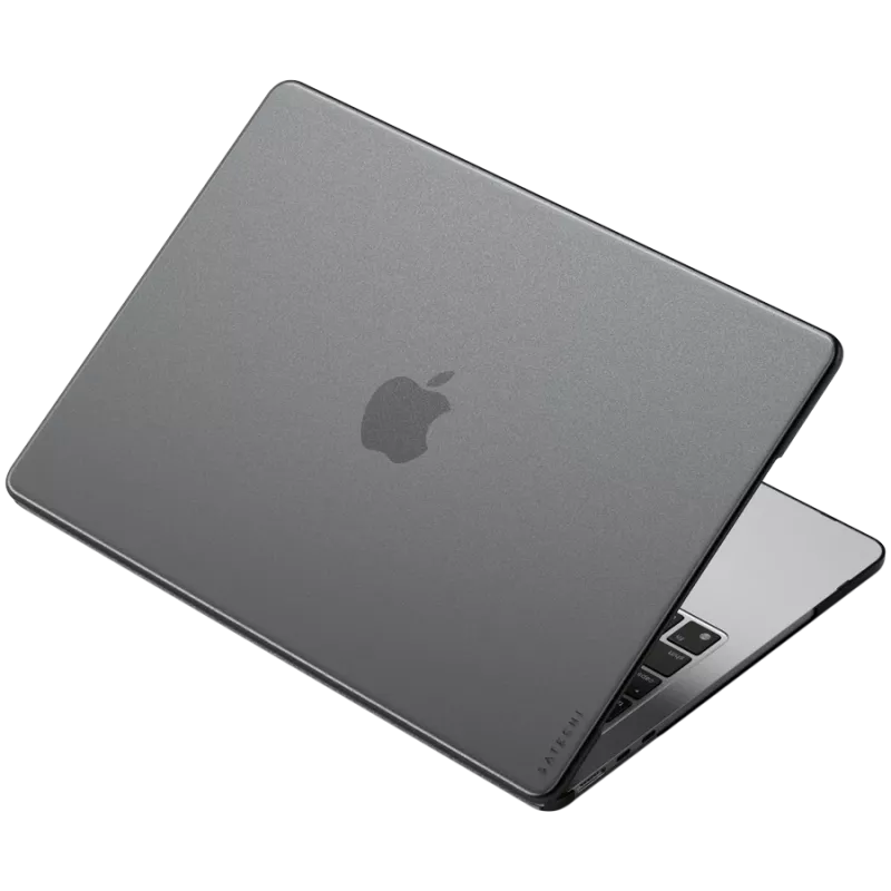 Satechi Eco Hardshell aizsargapvalks ST-MBAM2DR, paredzēts MacBook Air 13 M2, tumšā krāsā
