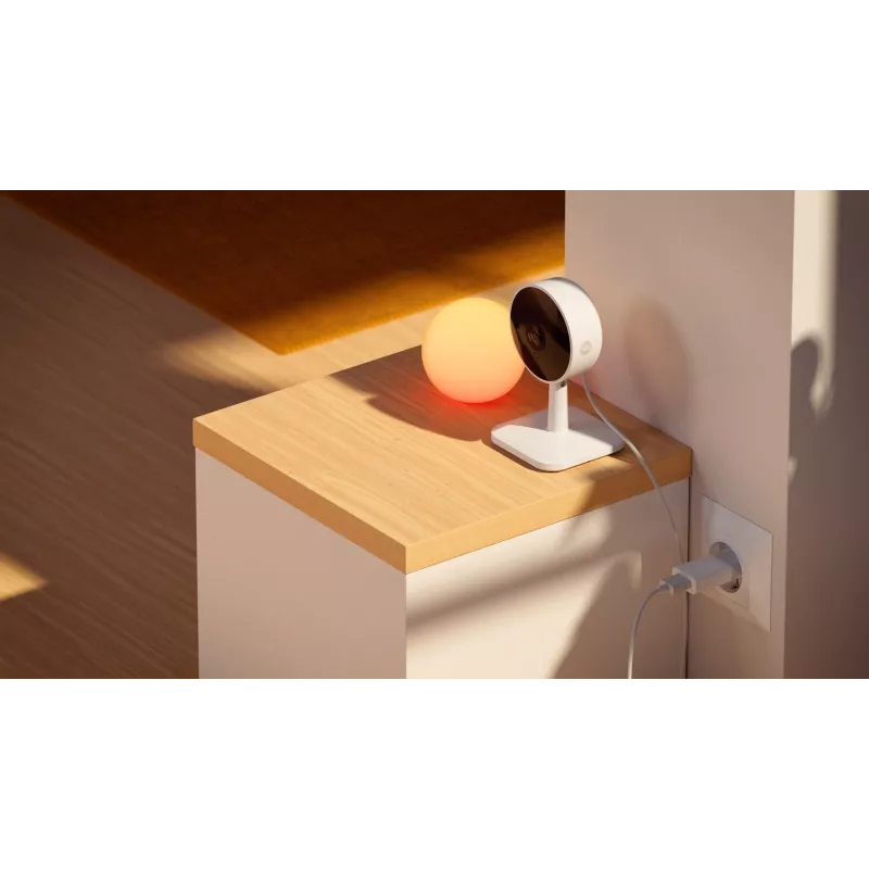 IP drošības kamera Yale SV-IC-1A-W-EU 1080p, 2 MP, 110° redzes lauks, Wi‑Fi, PTZ, divvirzienu audio, nakts redzamība