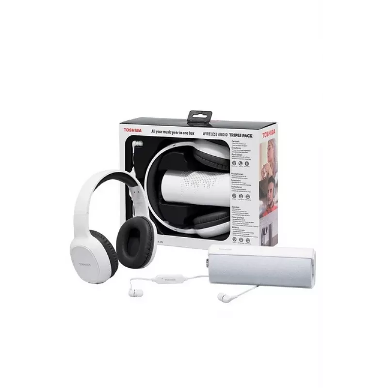 Toshiba Wireless Audio Triple Pack HSP-3P19 Baltā krāsā