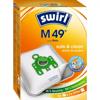 Putekļu maisiņš Swirl M 49 (4 gab.)