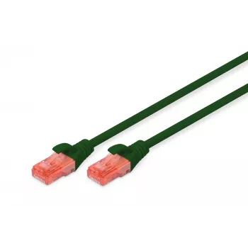 Tīkla kabelis Digitus CAT 6 U/UTP RJ-45 3m Zaļš