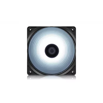 120 mm ventilators DeepCool RF120W — 1300 RPM, 1.32 mmH2O, caurspīdīgi melns