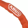 ABUS 1200/110 Web 57657 ķēdes slēdzene velosipēdiem, rūdīts tērauds, 3 ciparu kods, 1100 mm, oranža