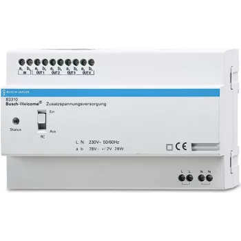 BUSCH JAEGER 83310 - Iekštelpu domofons - 230 V - 50/60 Hz - 28 V - Balts