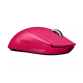 Logitech PRO X SUPERLIGHT bezvadu pele MAGENTA (910-005957)