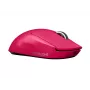 Logitech PRO X SUPERLIGHT bezvadu pele MAGENTA (910-005957)