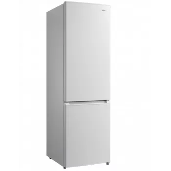 Brīvi stāvošs kombinētais ledusskapis Midea MDRB380FGE01A, 270 L, No Frost, 180 cm, 41 dB, Energoklase E, balts