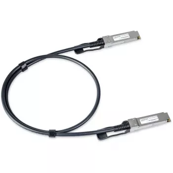 Lancom Systems SFP-DAC40-1m — 1 m tiešais savienojuma kabelis SFP–SFP, pilns duplekss, tērauds/melns