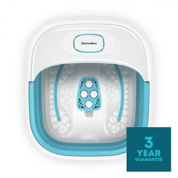 Kāju vanna HoMedics FB-70BL-EB — salokāma kompakta kāju vanna mājas lietošanai