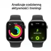 Apple Watch Series 11 GPS+Cellular 46mm Kosmosa Pelēks Alumīnija Korpuss ar Melnu Sporta Siksniņu M/L