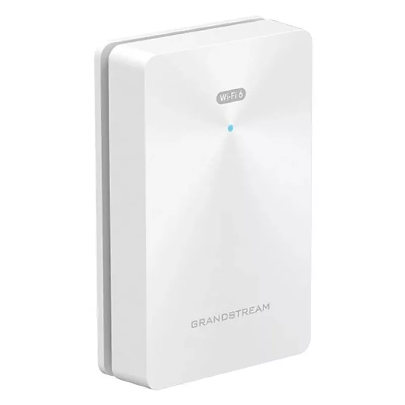 Grandstream GWN7661E sienas Wi-Fi 6 piekļuves punkts, AX3000, divu joslu 2,4/5 GHz, 3 Gbps, MU-MIMO, PoE/PoE+, Gigabit porti, 256 klienti