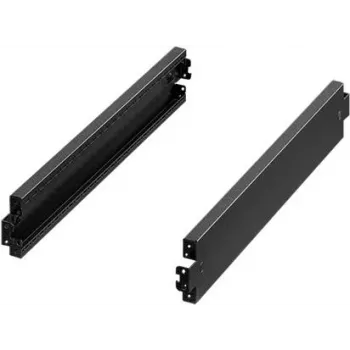 Apdares panelis Rittal VX 8660.036 melns tērauds 1200mm dziļums 100mm augstums