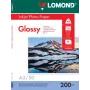 Lomond Photo Inkjet Paper Glossy 200 g/m2 A3, 50 loksnes