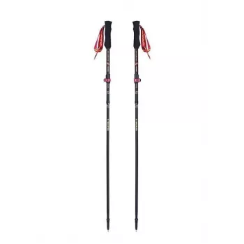 Nūjošanas nūjas Viking Kettera Pro Lady — sieviešu regulējamas nūjas, pāris, melns/fuksija