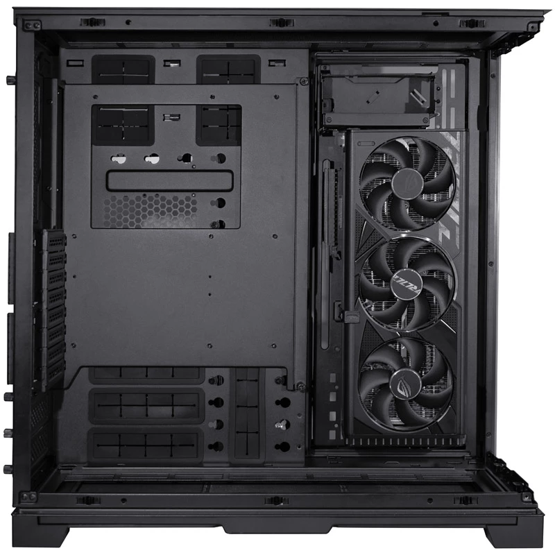 Lian Li O11DEXL-1X Upright GPU-Brackets melns - vertikālas videokartes montāžas komplekts korpusam O11DEXL-W - bez pacēlāja kabeļa - 4 slotiem