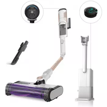 Shark stick putekļsūcējs Detect Pro IW3611EU ar automātisko iztukšošanas sistēmu 2L 240 W Balts un Zelts