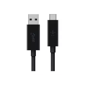 USB kabelis Belkin USB-A - USB-C 0,9m F2CU029BT1M-BLK