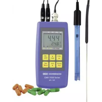 GMH 3511 Komplekts pH/Redoks/temperatūras mērītājs 3511-Set 0.00 - 14.00 pH -5 līdz