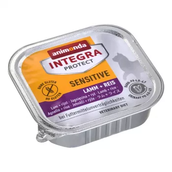 Slapjā suņu barība Animonda Integra Protect Sensitive Mature Jērs & Rīsi 100 g, bezgraudu, bezglutēna, bezcukura