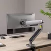 NanoRS Gaming Monitora Pamatne 17-32 ar RGB LED Apgaismojumu, Galda Stiprinājums, Augstuma Regulēšana, Grozāma, Slīpama, Maks. 9kg, VESA 75x75 / 100x100