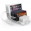 Uzlādes stacija Unitek Y-2190A — 10× USB porti (8×USB 2.0 + 2×USB 3.2 Gen1), bezvadu uzlāde, 96W kopā