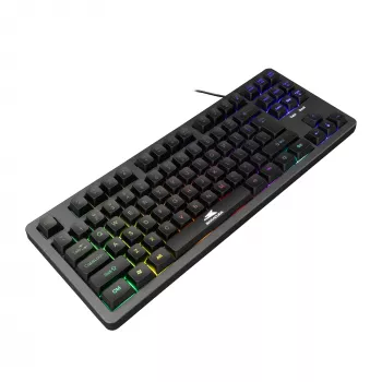 Vadu tastatūra Baracuda Krill Black KRILL-B — kompakts izkārtojums, US izkārtojums